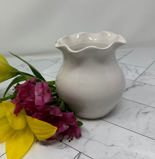 Ruffled Vases