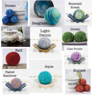 Felted Wool Soap Balls