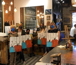 It Was A Hit! We Are Back Sharing & Creating With You - A Sips And Paint Class With Live Music. Let The Creativity Flow!