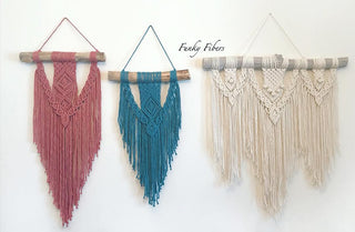 Macrame Hot Trend for 2019 and our Smith Funky Fibers is on this cutting edge craft!