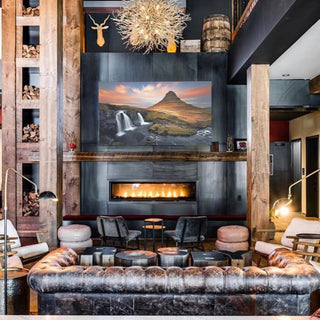 Escape your house and the cold this afternoon! Cozy up to the Crosby Hotel fireplace and watch our featured Smith + Trade Artisans create their craft while sipping on a crafted cocktail from Matchsticks.