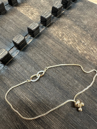 Cz Infinity Bracelet