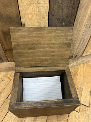 Recipe Card Box