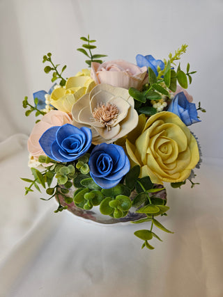 July 26-Teacups & Timeless Blooms:  Wood Flower Workshop