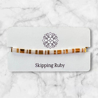 Gold Tila Adjustable Bracelet