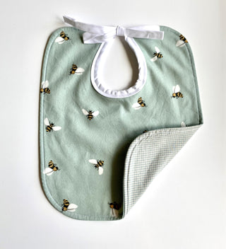 Blue Bee Bib