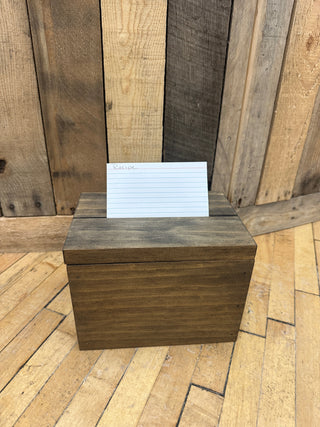 Recipe Card Box