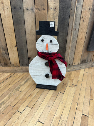 Small Floor Standing Snowman