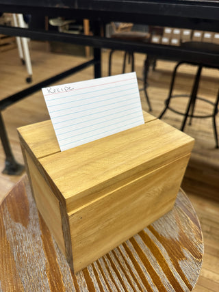Recipe Card Box