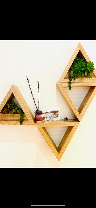 Wood Triangle with Panel