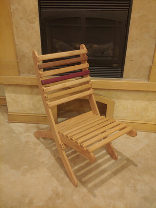 Full Size Oak Knock-down Chair