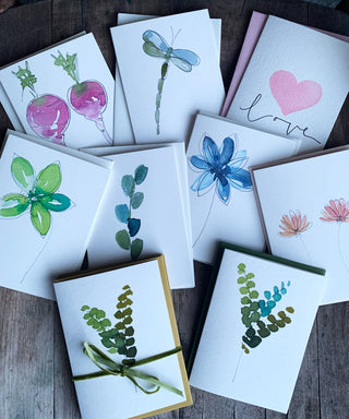 May 30-Basic watercolor/ink class-fruits, vegetables, florals and greenery
