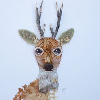 Nature art print: buck