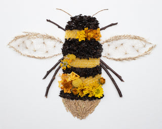 Nature Art Print: Bumble Bee W/Comb