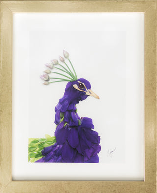 Peacock Nature Print