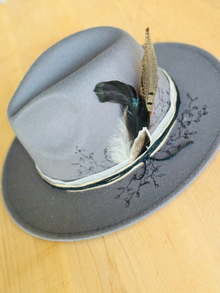 Burnt gray hat