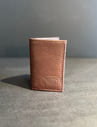Mens Leather Trifold Wallet - Brown