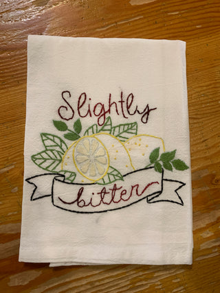 Embroidered Flour Sack Towels 18X28