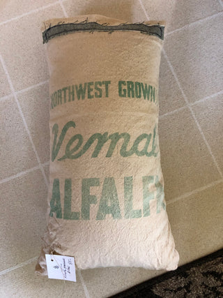 Alfalfa Greensack Vintage Pennant Pillow