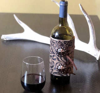 Leather Wine Bottle Wrap