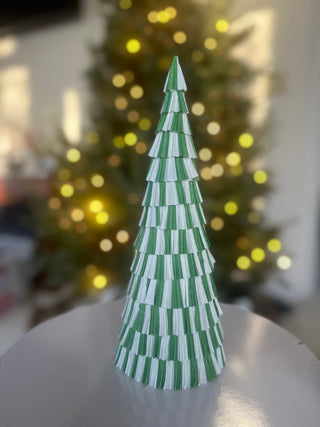 Cupcake Trees - Green and White Striped