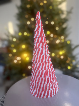 Cupcake Trees - red and White Striped