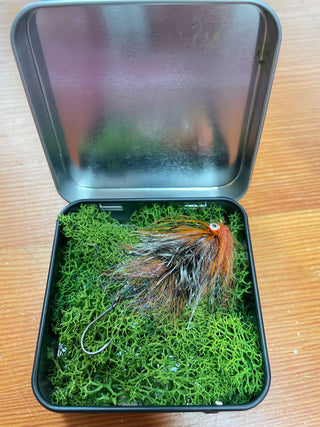 Orange/Silver Fly Tins