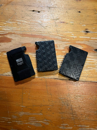 Colt Wallet- Metal Wallet Wrapped In Leather