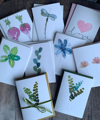 Aug 10-Private watercolor stationery class-Constance