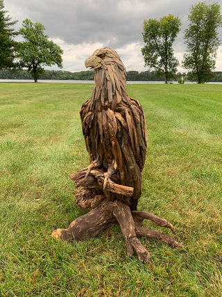 3-D Driftwood Eagle
