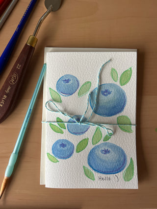 June 18-Watercolor painting collage-colorful summer fruits! (Copy)