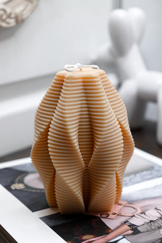 Ribbed Swirl Candles
