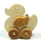 Wooden Toy Car - Duck