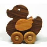 Wooden Toy Car - Duck