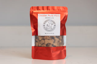 Cheddar-Apple Dog Biscuits