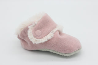 Etta Pink Coat with Fur Lining SE2373 Medium