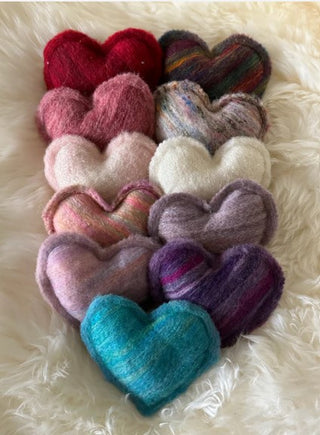 Heart Shaped Felted Soaps