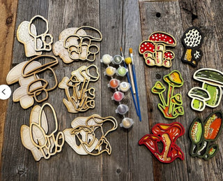 Mini Mushrooms DIY Painting Gift Kit
