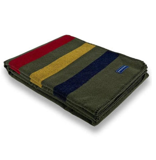 Frontier Heavy Olive Throw