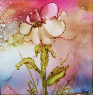 May 4 - Springtime Flowers Alcohol Ink Class