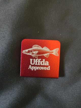 Uffda walleye hat clip