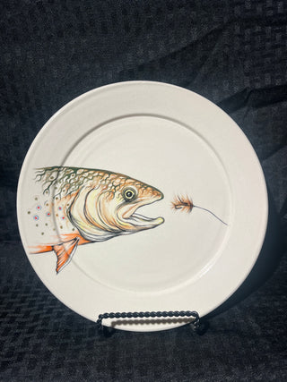 Brook trout plate (medium)