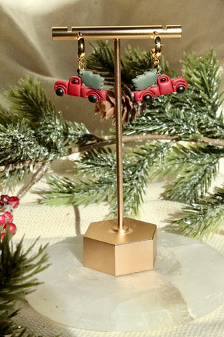 Christmas Truck Earrings