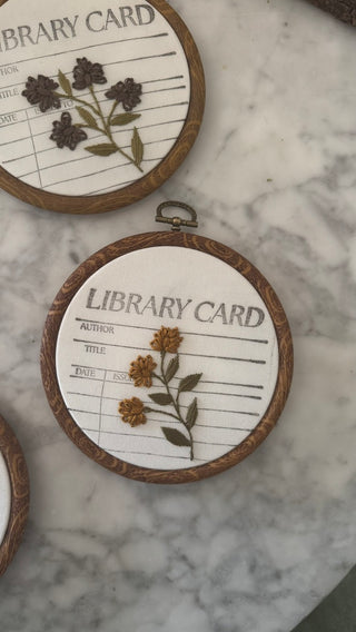 Library Card Hoop