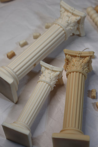 Small Column Greek Candle