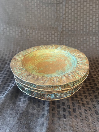 small blue bowl