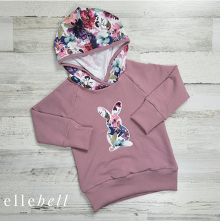 Bunny Hoodie Mauve 5T