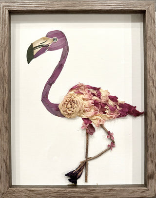 Original Nature Art: "Franny" Flamingo