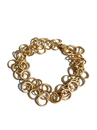 Gold Circles Bracelet