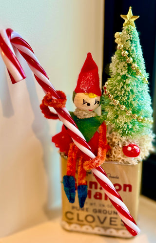 Candy Cane Elf Art Kit